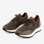 Vinci The Berlin Green Suede Leather Men Sneaker