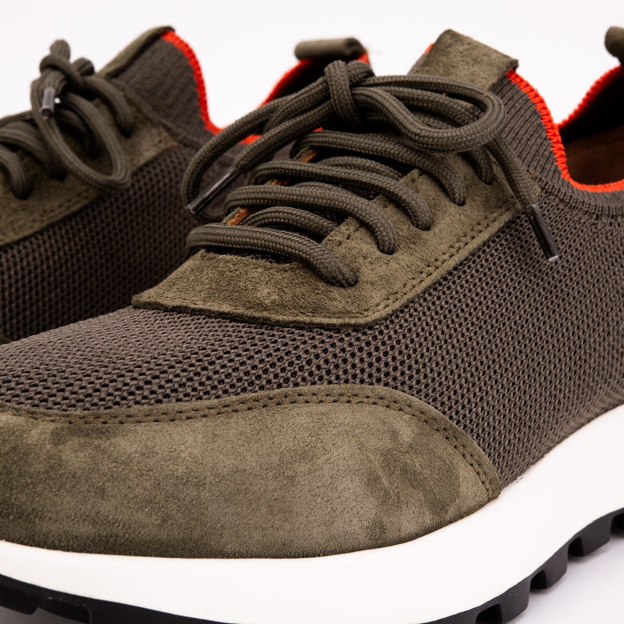 Vinci The Berlin Green Suede Leather Men Sneaker