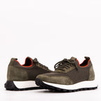Vinci The Berlin Green Suede Leather Men Sneaker