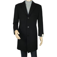 Men's CASILA Turkey Top Winter Coat Wool, Cashmere Blend 403140-13 Black