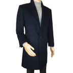 Men's CASILA Turkey Top Winter Coat Wool, Cashmere Blend 403140-14 Navy Blue