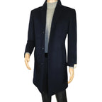 Men's CASILA Turkey Top Winter Coat Wool, Cashmere Blend 403140-14 Navy Blue