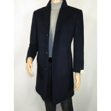 Men's CASILA Turkey Top Winter Coat Wool, Cashmere Blend 403140-14 Navy Blue