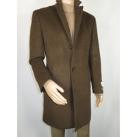 Men's CASILA Turkey Top Winter Coat Wool, Cashmere Blend 403140-18 Brown