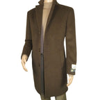 Men's CASILA Turkey Top Winter Coat Wool, Cashmere Blend 403140-18 Brown