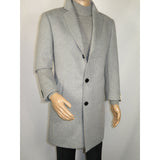 Men's CASILA Turkey Top Winter Coat Wool, Cashmere Blend 403140-26 Silver Gray