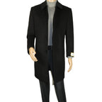 Men's CASILA Turkey Top Winter Coat Wool, Cashmere Blend 403230-01 Black