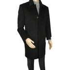 Men's CASILA Turkey Top Winter Coat Wool, Cashmere Blend 403230-01 Black