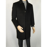 Men's CASILA Turkey Top Winter Coat Wool, Cashmere Blend 403230-01 Black