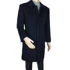 Men's CASILA Turkey Top Winter Coat Wool, Cashmere Blend 403230-15 Navy