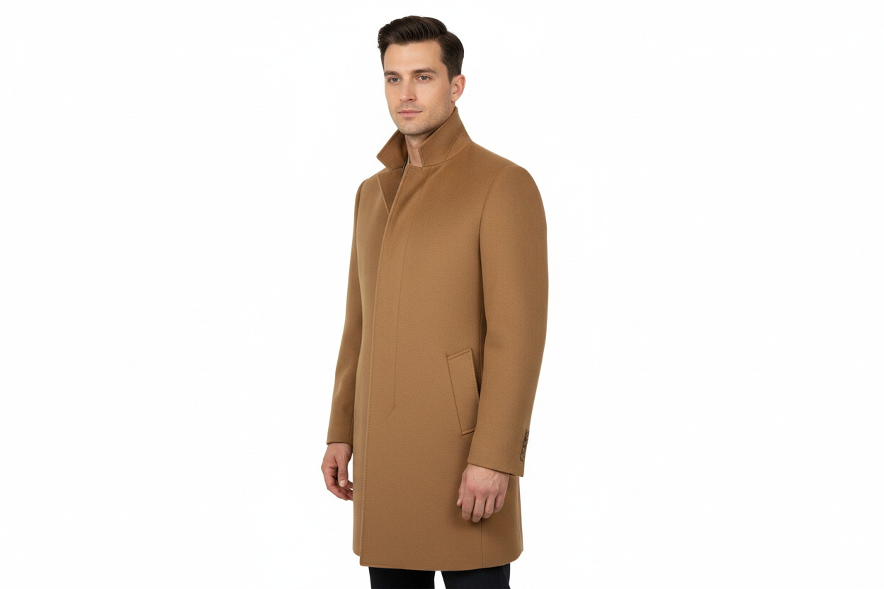 Men's CASILA Turkey Top Winter Coat Wool, Cashmere Blend 403230-17 Camel