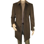 Men's CASILA Turkey Top Winter Coat Wool, Cashmere Blend 403230-19 Brown