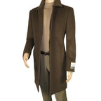 Men's CASILA Turkey Top Winter Coat Wool, Cashmere Blend 403230-19 Brown