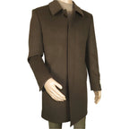 Men's CASILA Turkey Top Winter Coat Wool, Cashmere Blend 403230-19 Brown