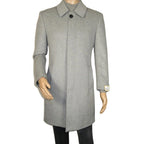 Men's CASILA Turkey Top Winter Coat Wool, Cashmere Blend 403230-23 Silver