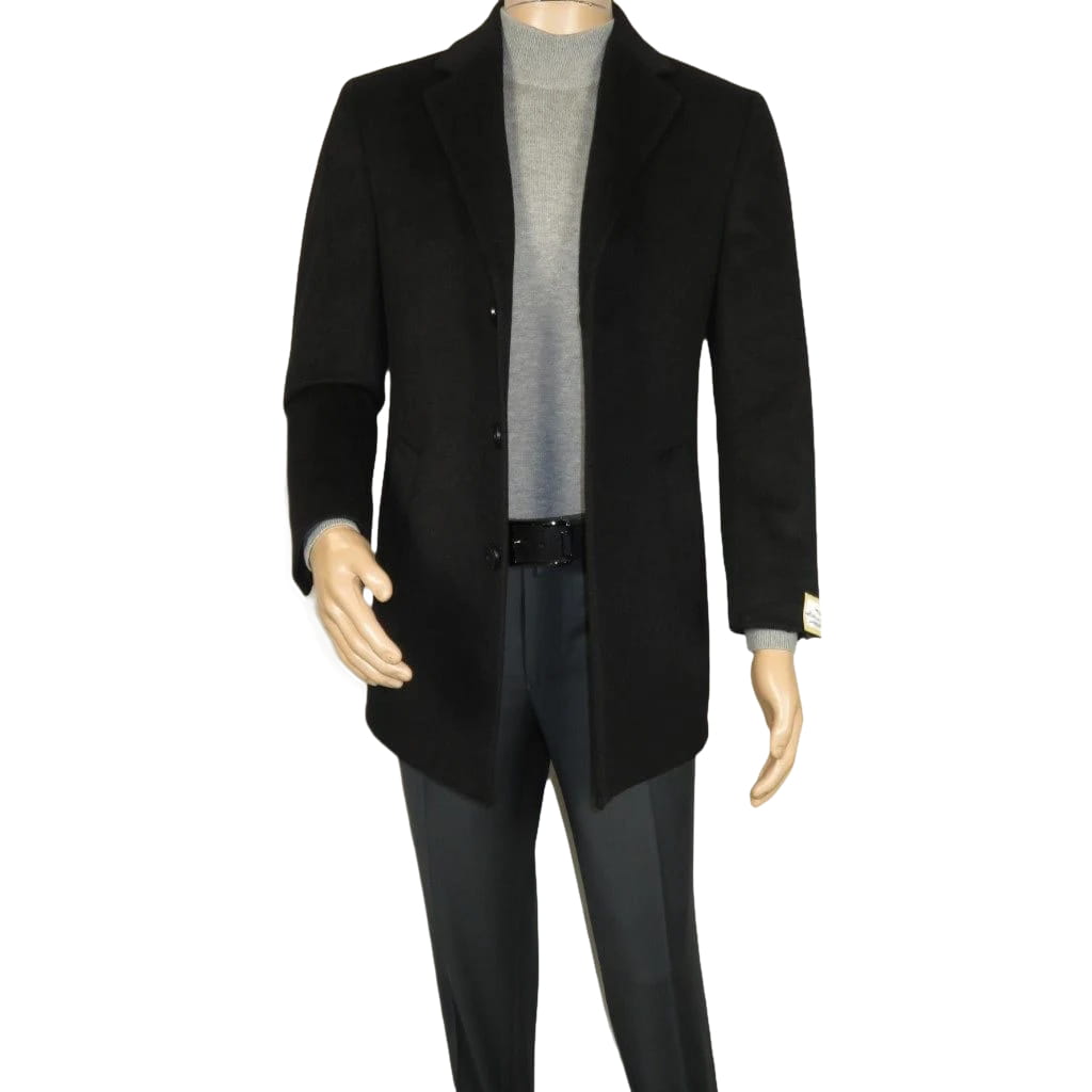 Men's Casila Turkey Top Winter Car Coat Wool, Cashmere 403740-01 Black, Size: 46 US , 56 EU Men's Casila Turkey Top Winter Car Coat Wool, Cashmere 403740-01 Black, Size: 46 US , 56 EU