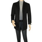 Men's CASILA Turkey Top Winter Car Coat Wool, Cashmere 403740-01 Black