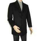 Men's CASILA Turkey Top Winter Car Coat Wool, Cashmere 403740-01 Black