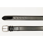 The Royal Hand Craft Black Patent Leather Belt