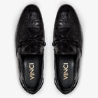 The Istanbul Black Leather Tassel Loafer Men Shoe