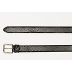 The King Black Leather Belt
