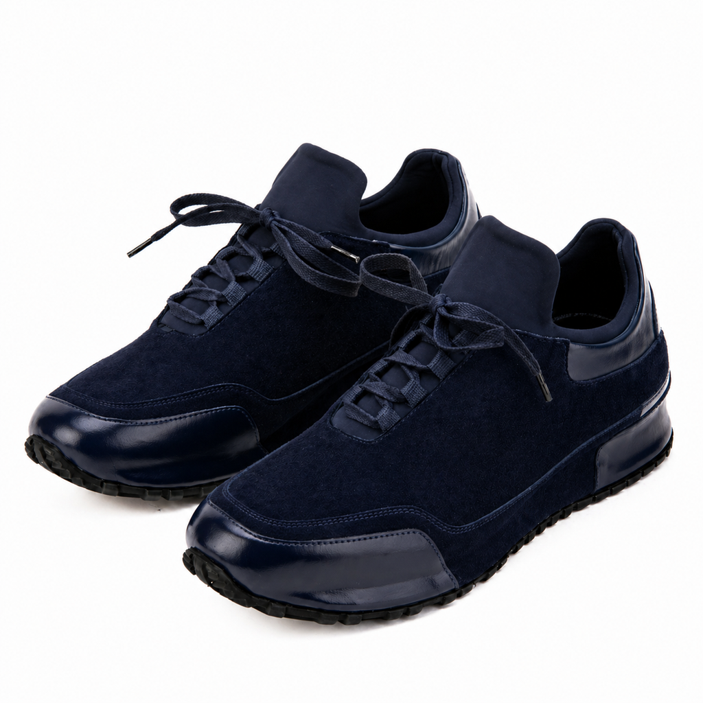 The Hudson Navy Suede Men Sneaker