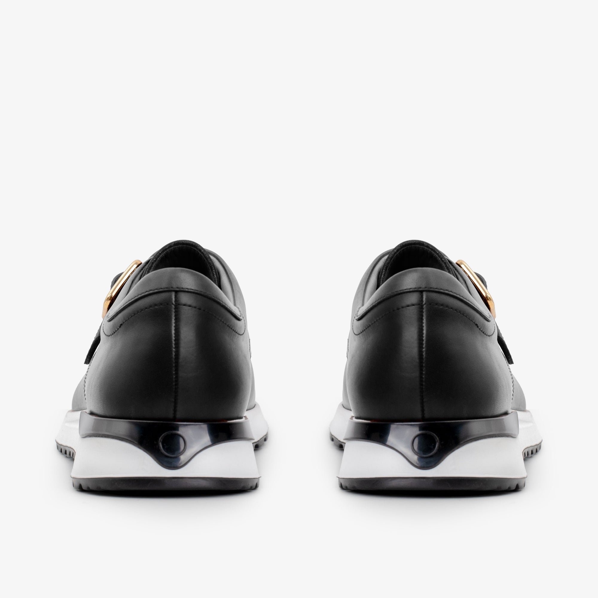 The Torino Black Leather Men Sneaker
