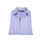 Men Short Sleeve Sport Shirt by BASSIRI Light Weight Soft Microfiber 48271 Lavender