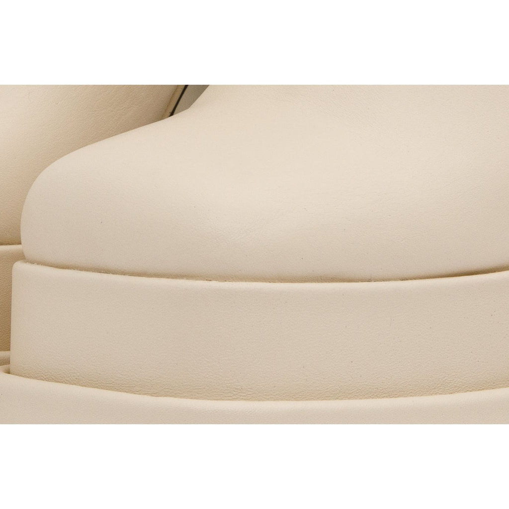 The Latino Cream Leather High Heel Women Boot Final Sale!