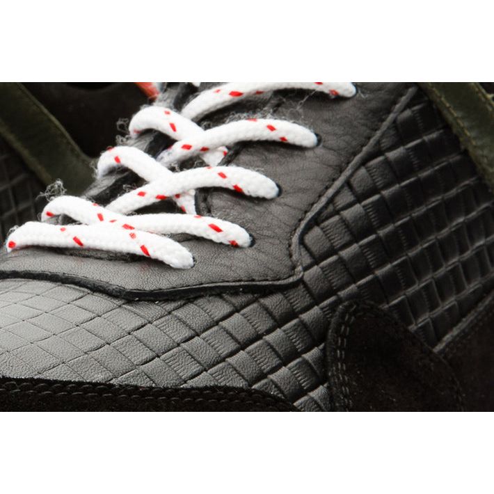 The Rakka Black & Red Leather Men Sneaker Final Sale!