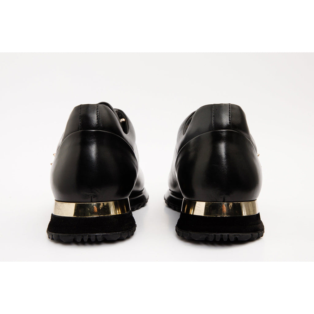 The Infanta Black Spike Leather Men  Sneaker Limited Edition