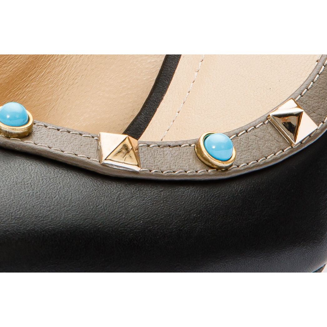 Vinci The Tikapur Black Leather Pump Women Shoes Final Sale!