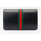 The Afega Black Leather Handbag