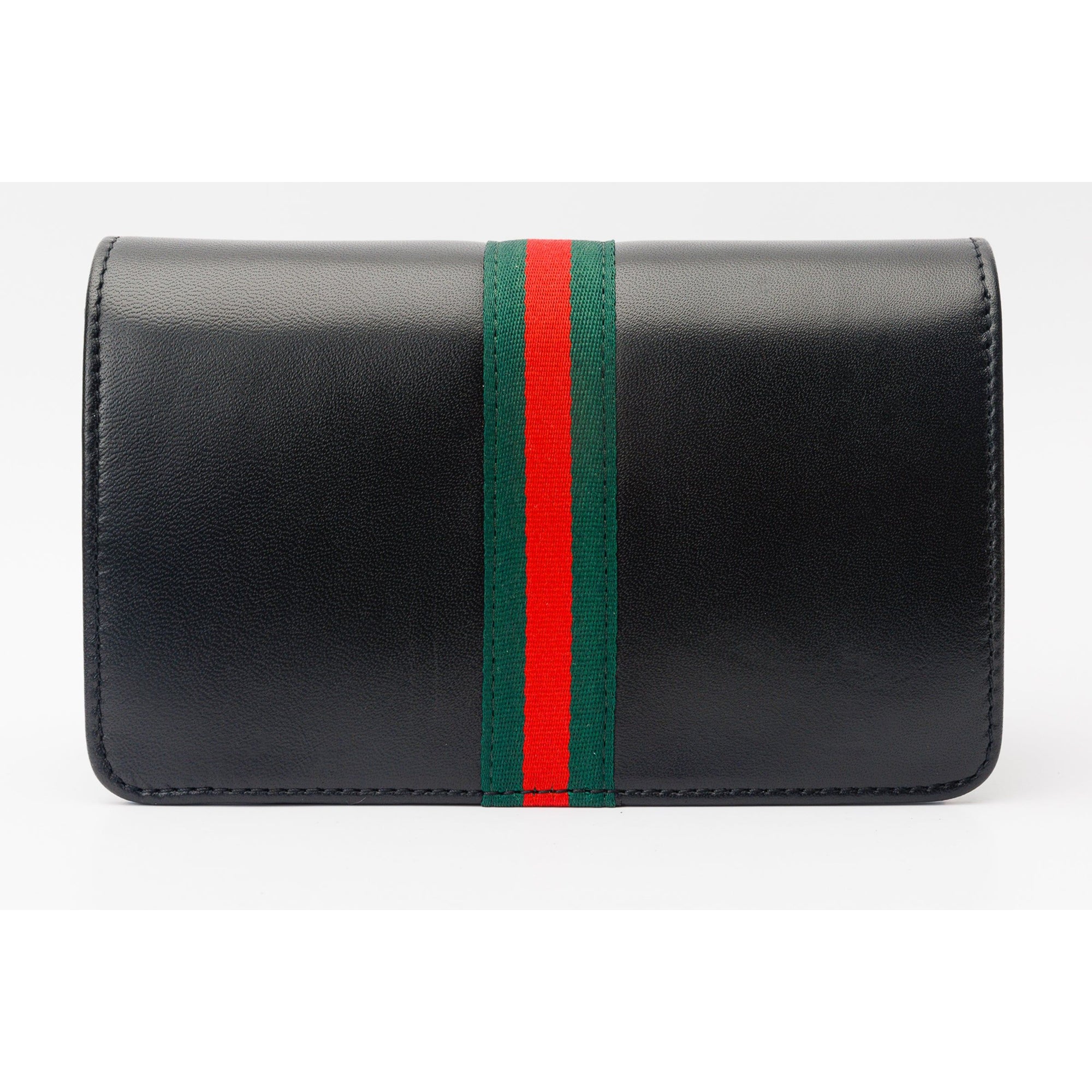 The Afega Black Leather Handbag