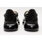 The Venezia Black Leather Women Sneaker