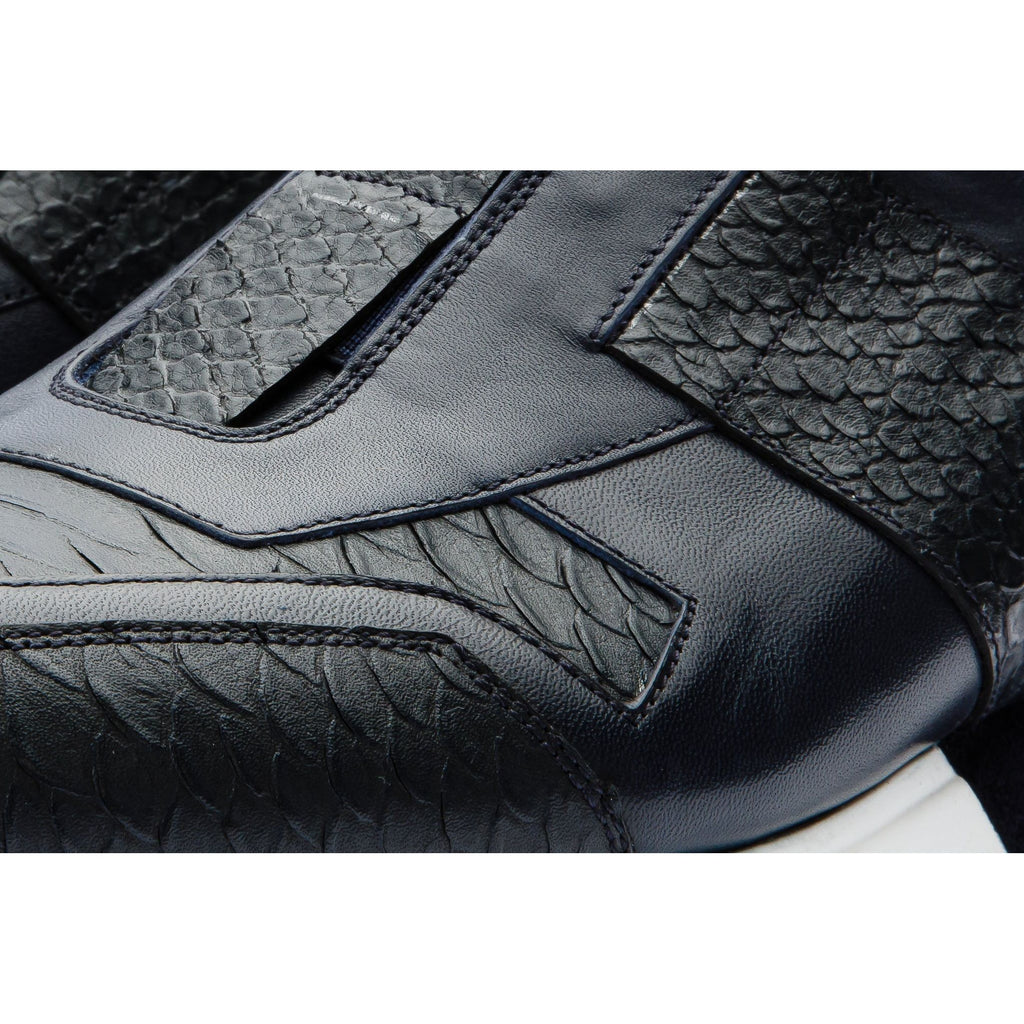 The Mugla Navy Snk Leather Men Sneaker Final Sale!