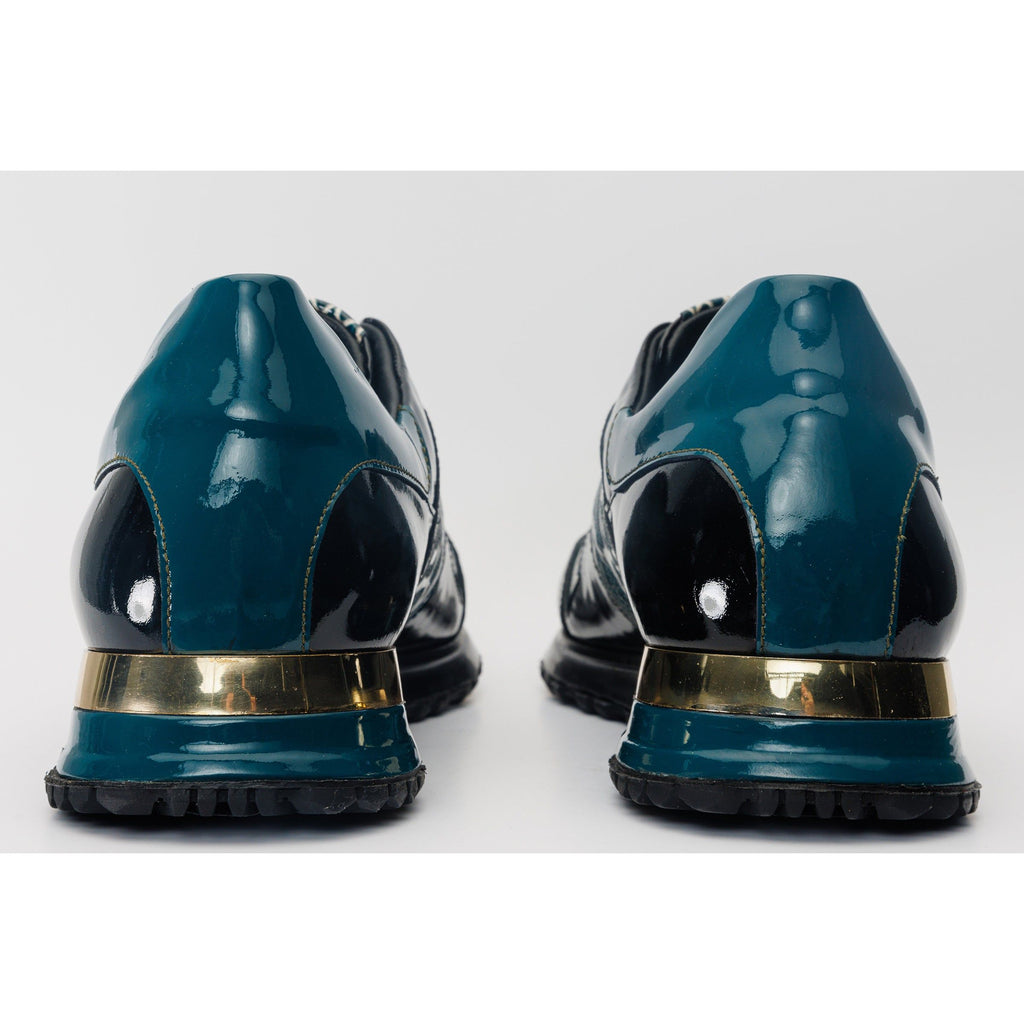 The Milano Snk Green Leather Men Sneaker