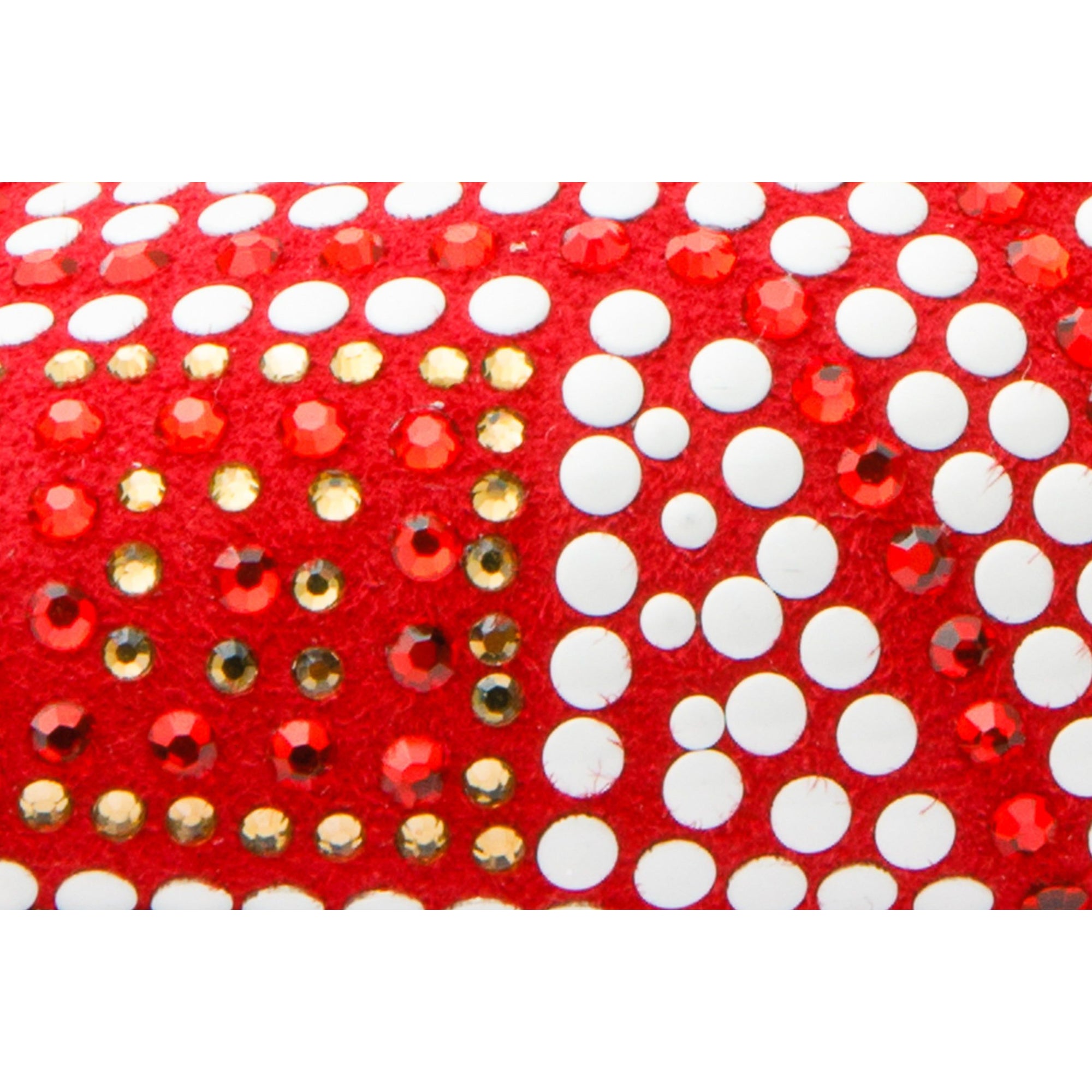 Vinci The Nampula Red Glitter Leather Pump Women Shoes