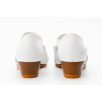 The Atina White Leather Sandal Final Sale!