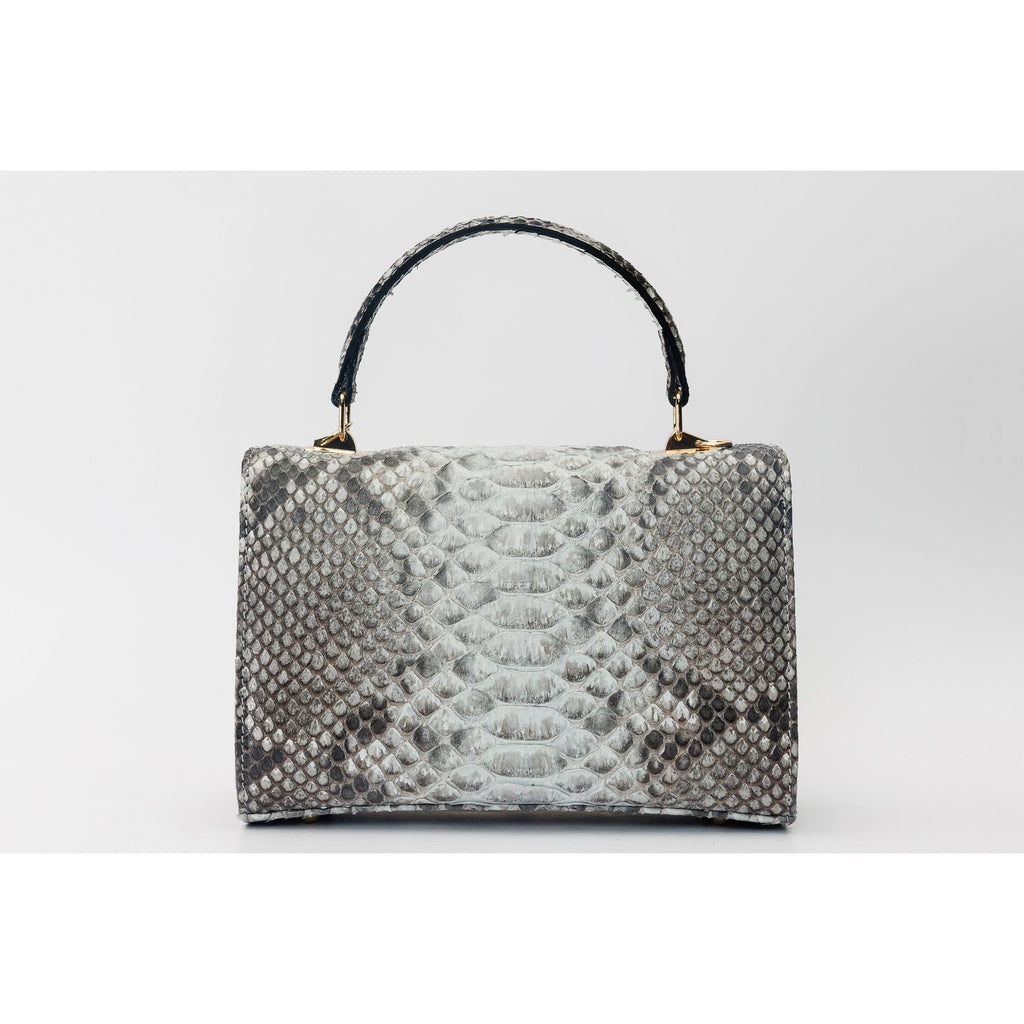 The Queen Natural Snake Leather Handbag