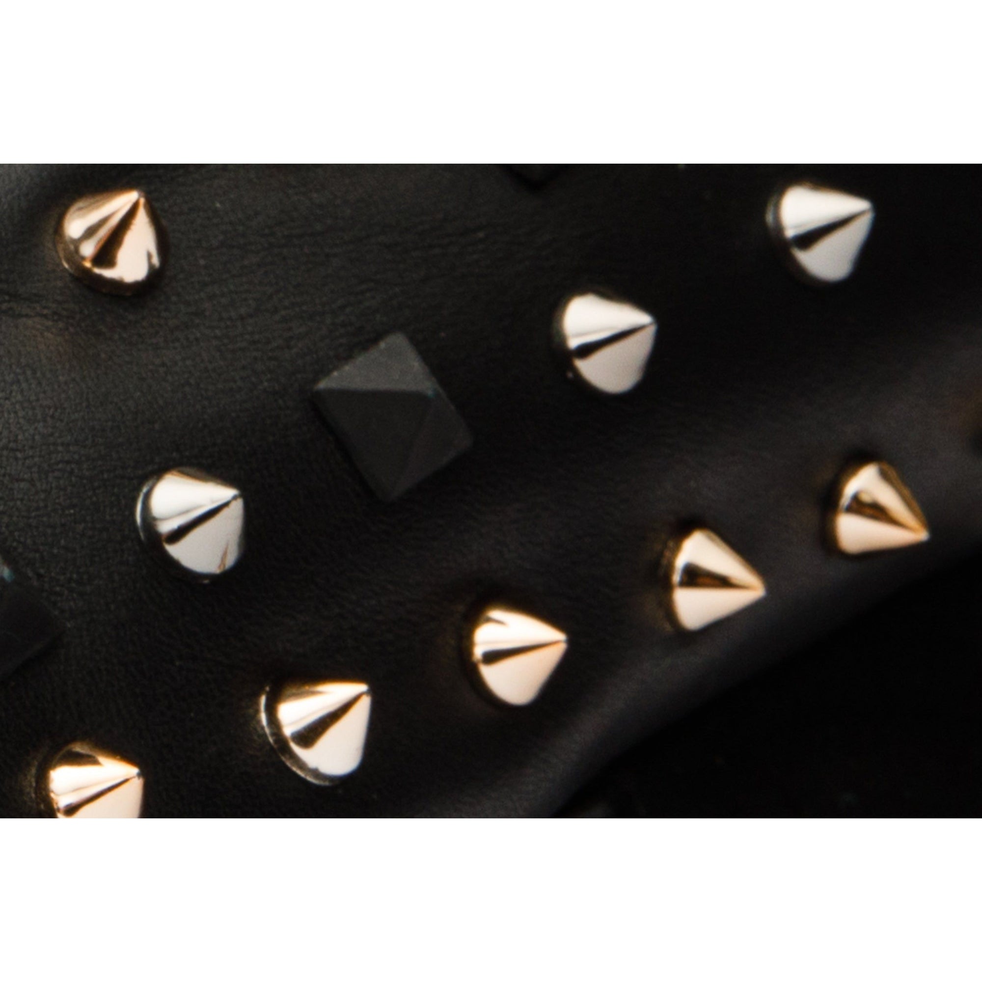 Vinci The Infanta Black Spike Leather Women Sneaker Limited Edition