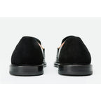 The Gemena Black & Orange Leather Bit Dress Loafer Men Shoe  Final Sale!