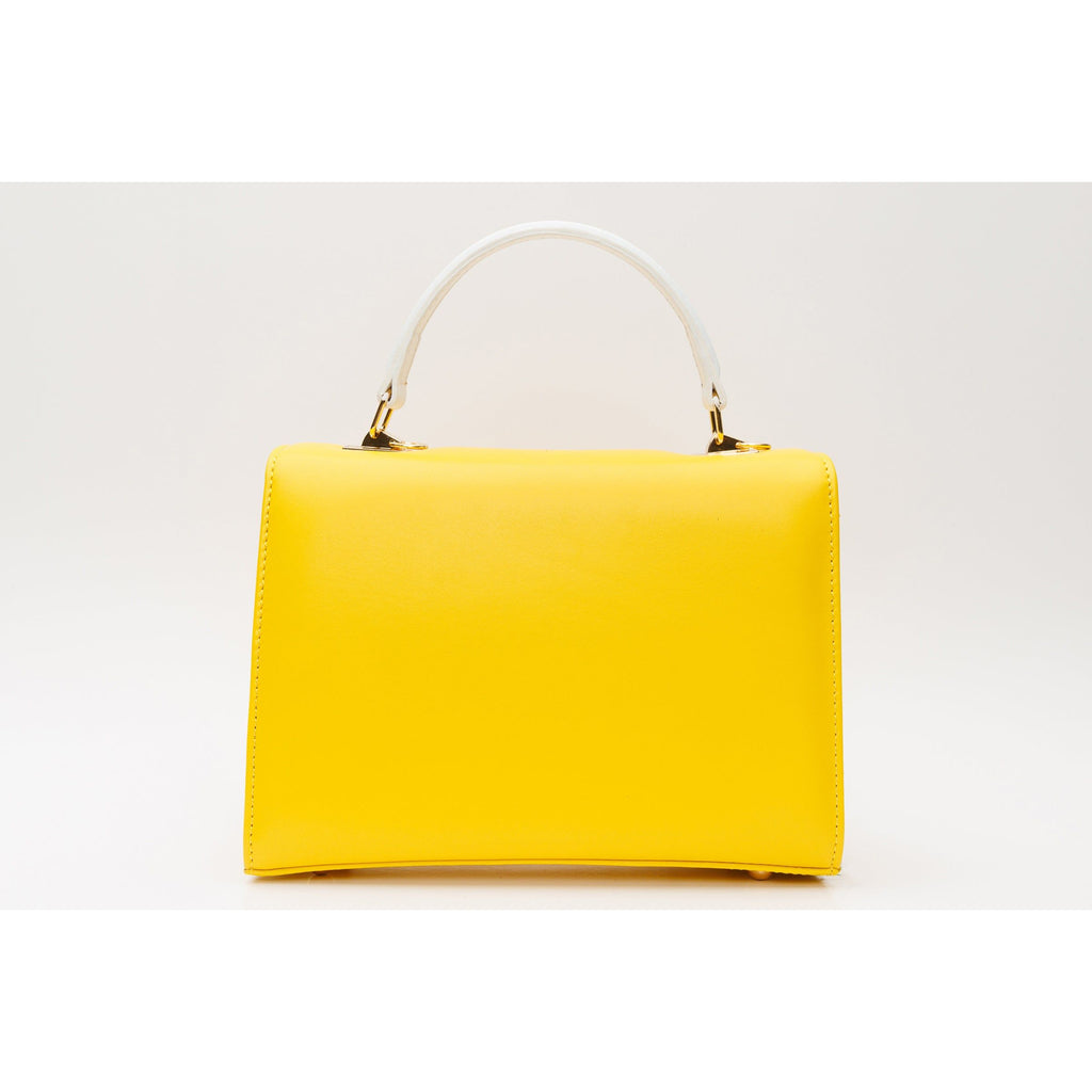 The Duffryn Yellow Leather Handbag
