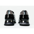 The Milano Snk Black & White Leather Men Sneaker