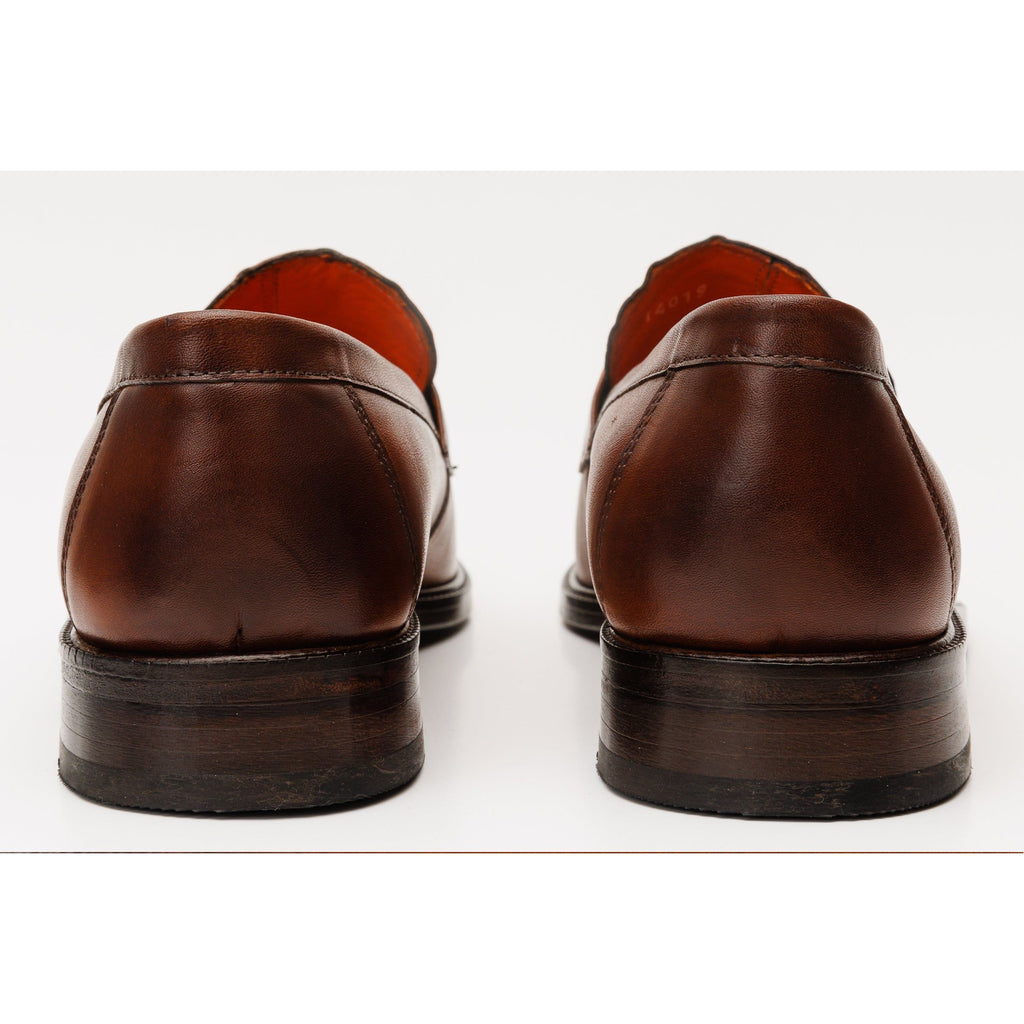 Vinci  Amsterdam Tan Bit Loafer Men Leather Dress Shoes