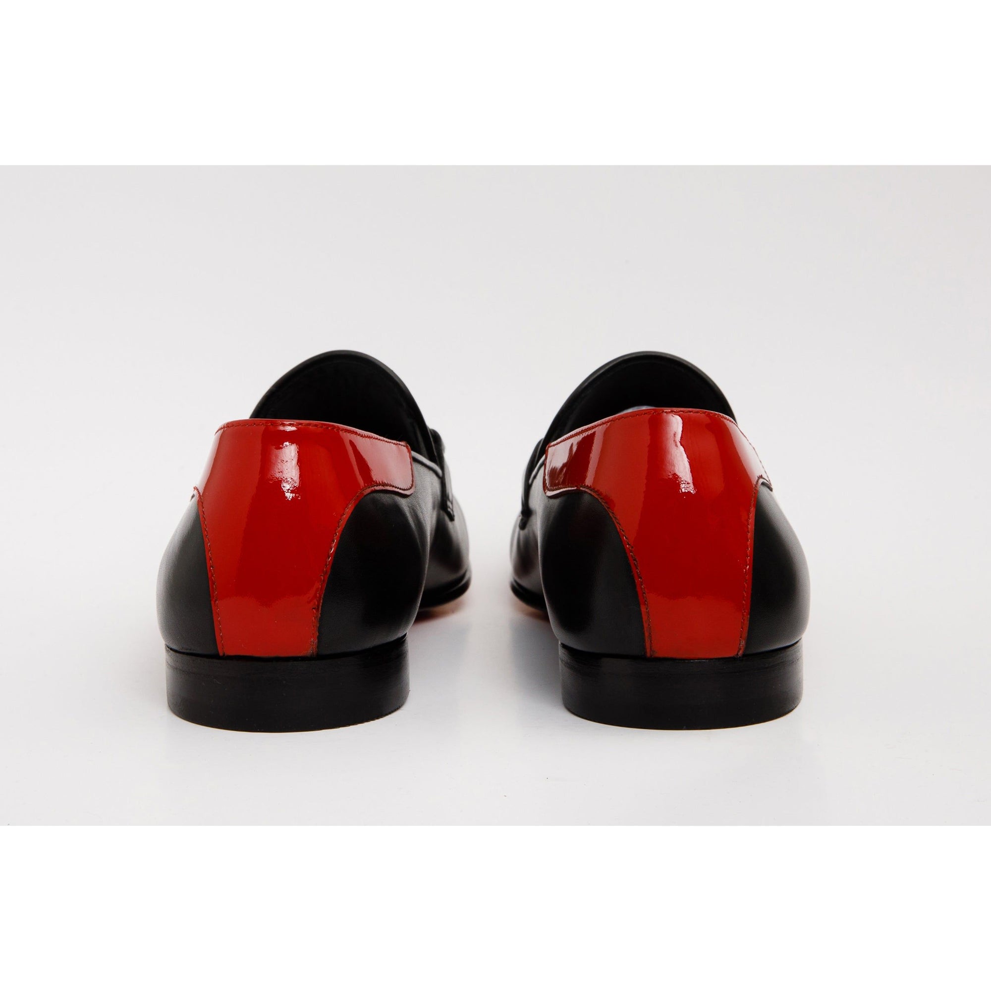 The Maratea Black Leather shoe Bit Loafer Men  Shoe