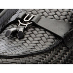 The Sperry Black Leather Tassel Loafer Men Shoe