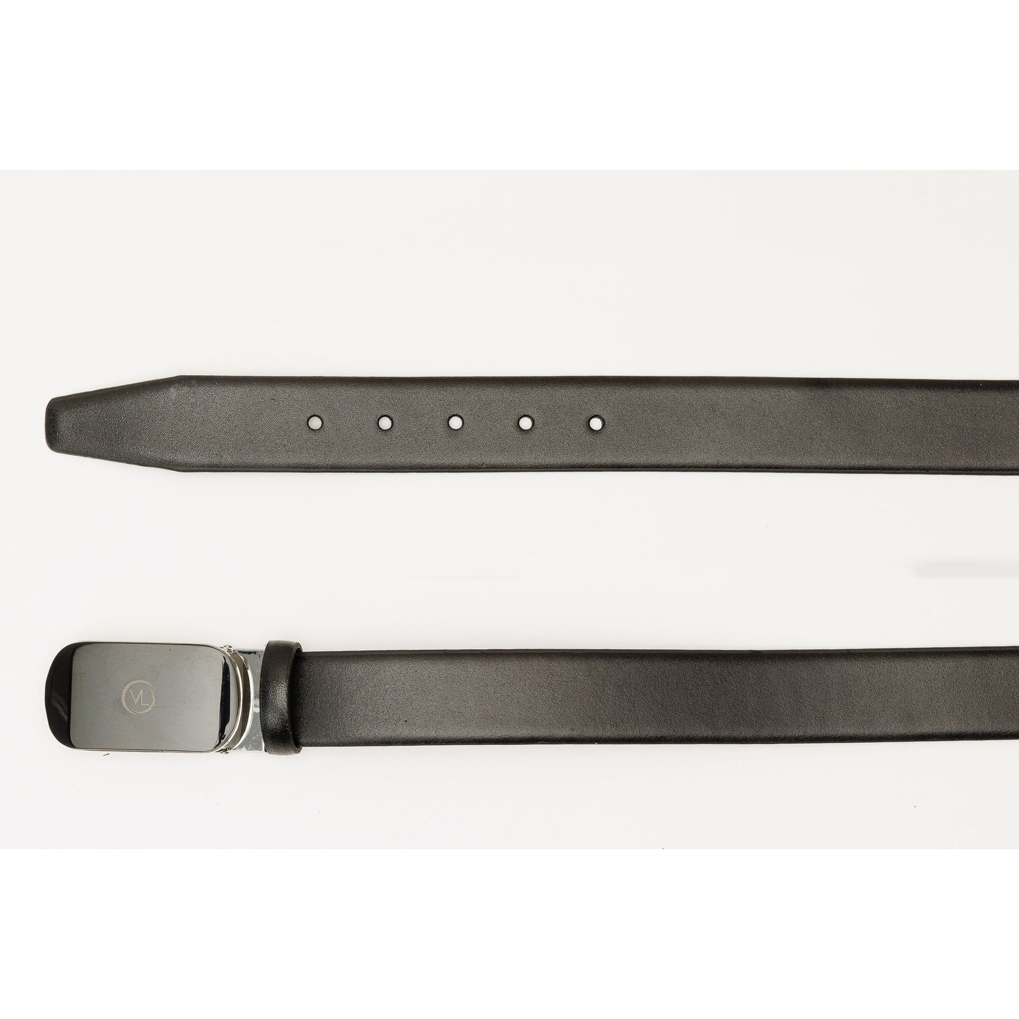 The Marzano Black Color Calfskin  Belt