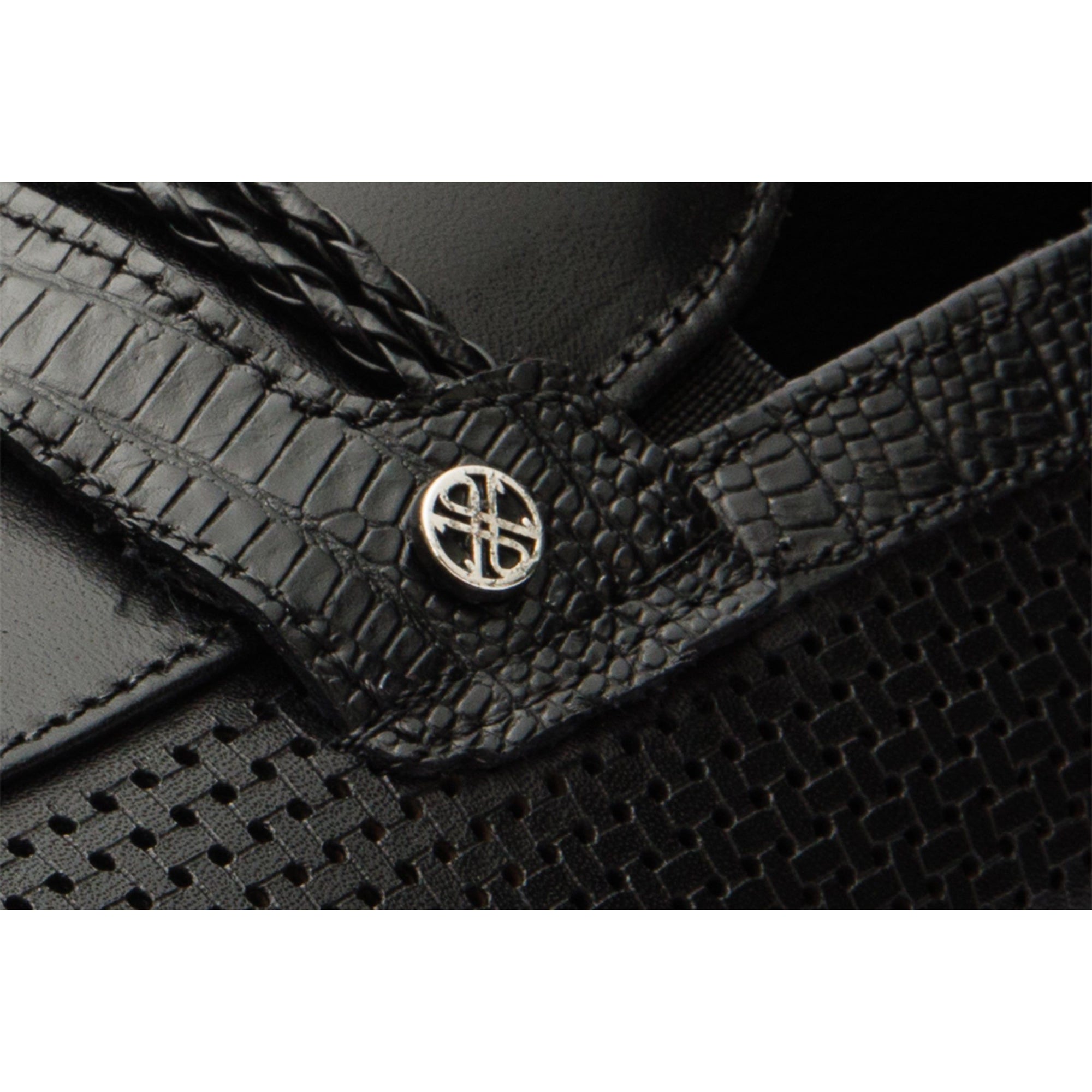 The Acerra Black Leather Loafer Men Shoe Final Sale!