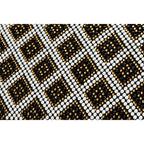 The Nampula Black Glitter Suede Leather Clutch